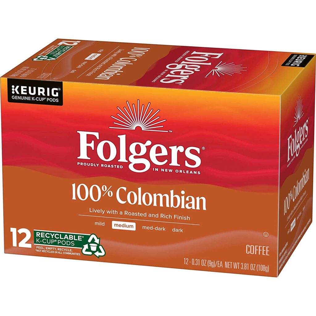 Folgers 100% Colombian Medium Roast Coffee