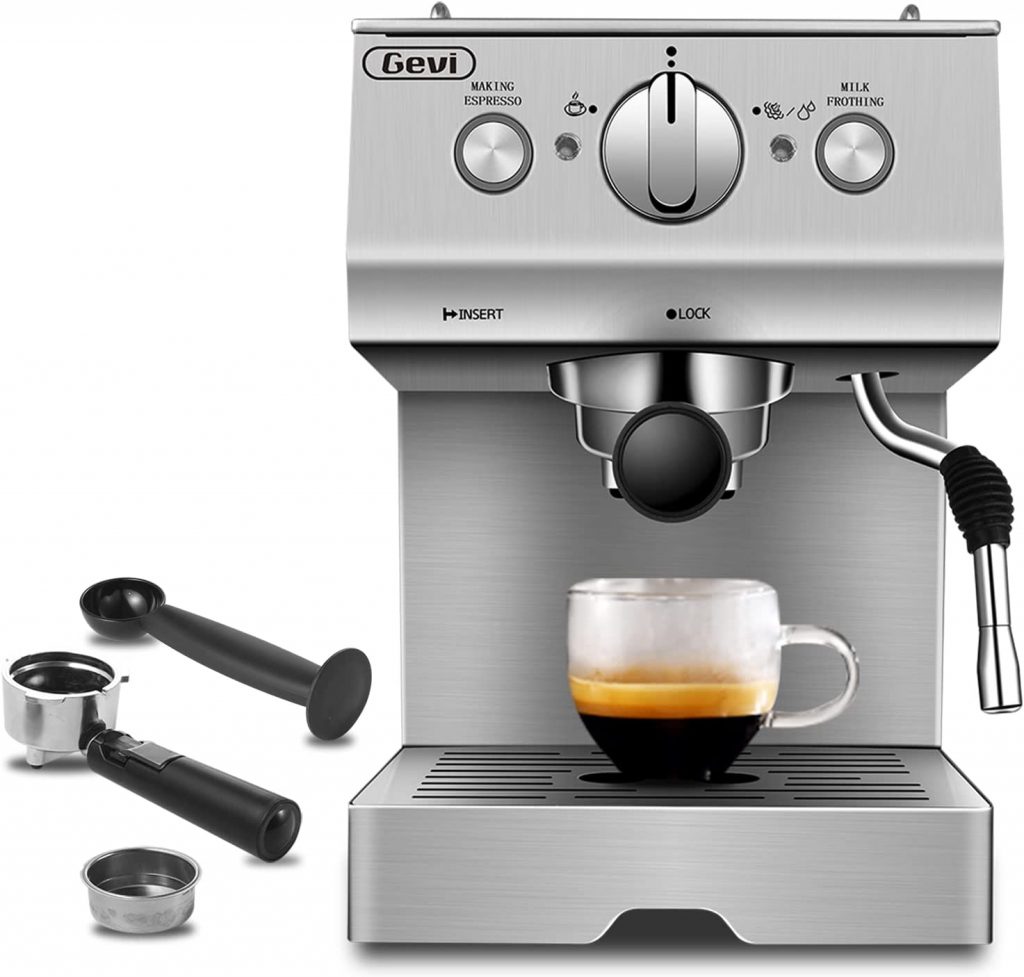 Gevi 15-Bar Espresso Machine