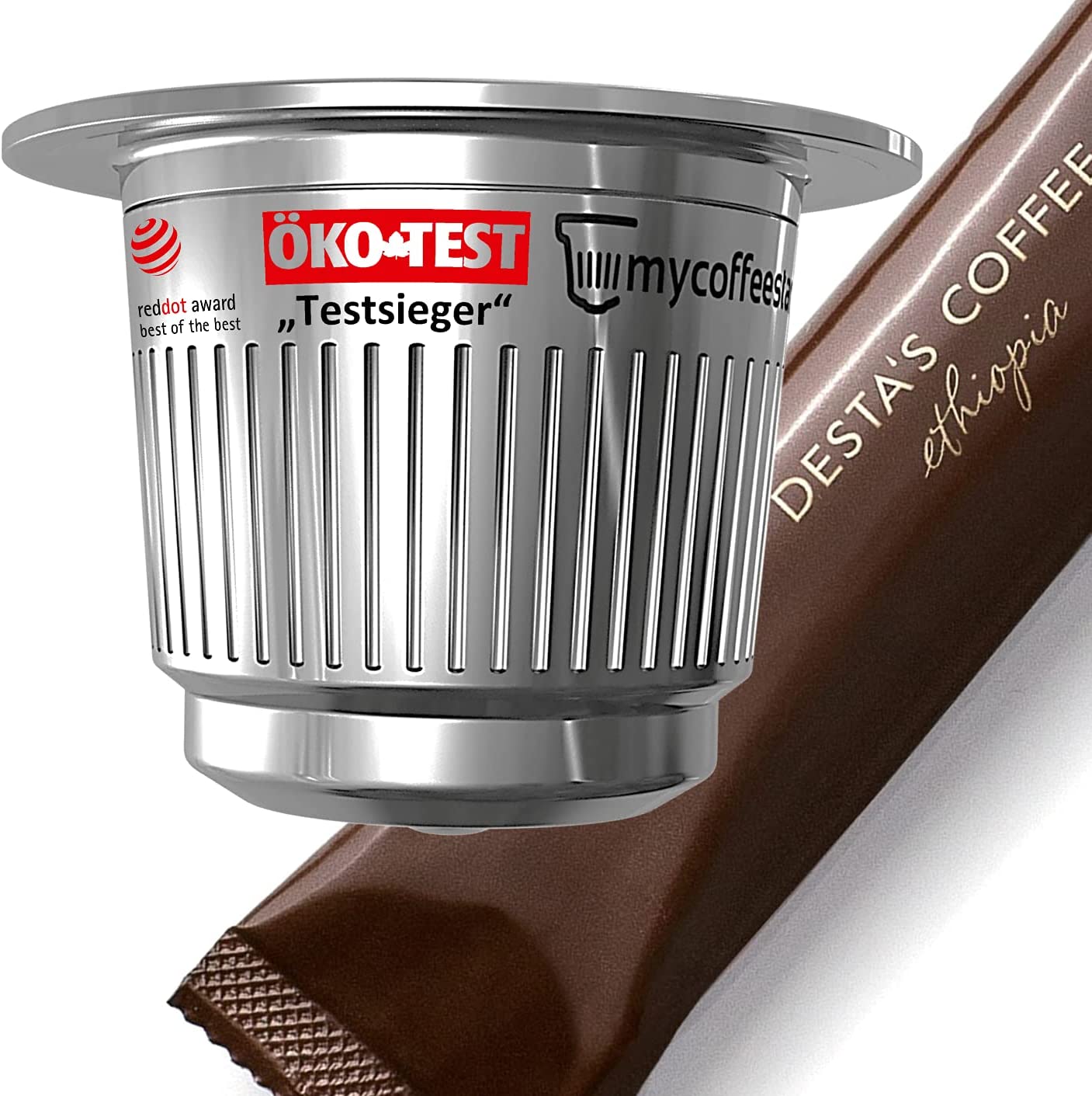 Mycoffeestar Refillable Stainless Steel Capsule for OriginalLine