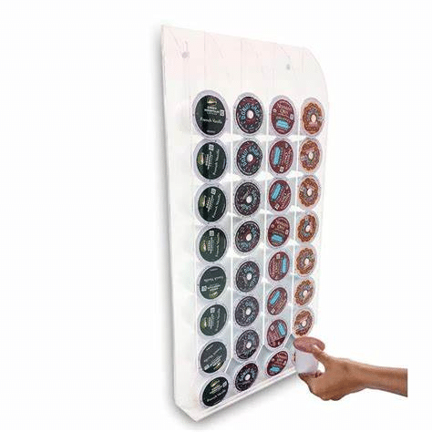 One-Display Wall-mounted Acrylic pod holder