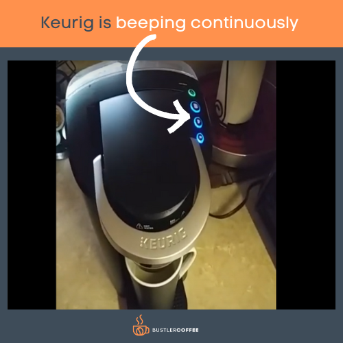 Keurig is beeping continuously 