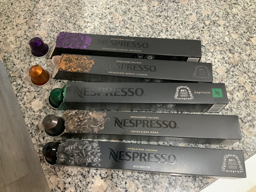 Types of Nespresso pods