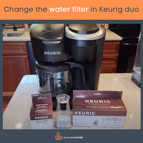 Change the water filter in Keurig duo