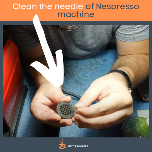Clean the needle of Nespresso machine

