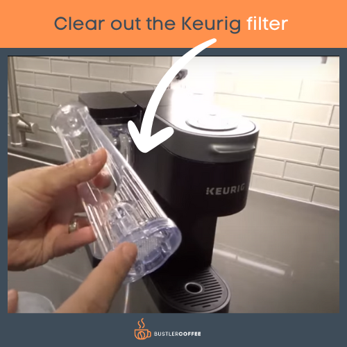 Clear out the Keurig filter