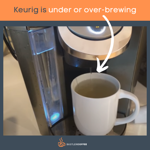 Keurig is under or over-brewing