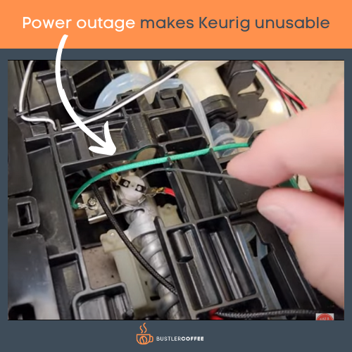Power outage makes Keurig unusable