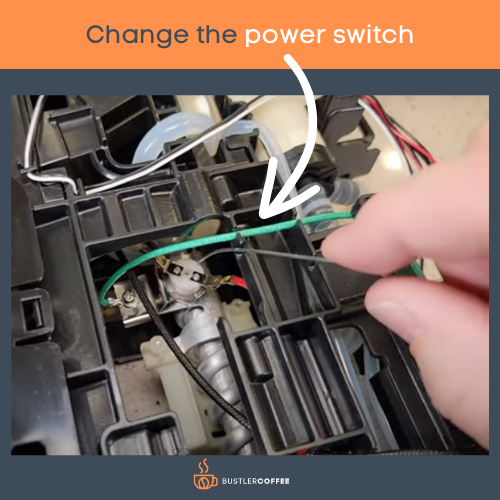 Replace the power switch 