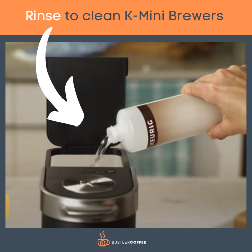 Rinse to Clean K-Mini Brewers