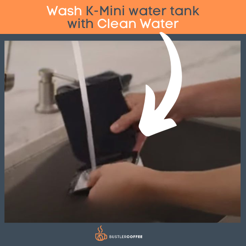 Wash K-Mini With Clean Water