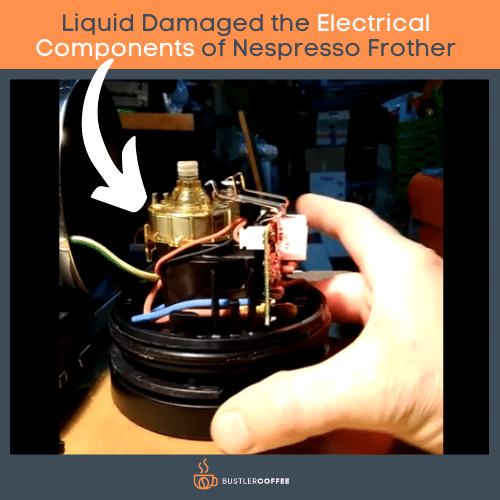 Liquid Damaged the Electrical Components of Nespresso frother